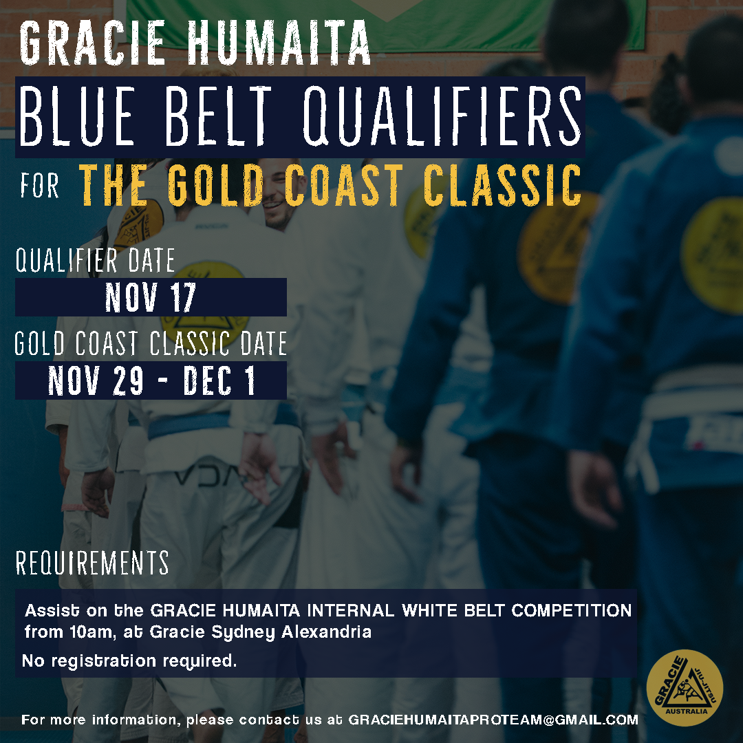 Gracie Humaita Blue Belt Qualifiers