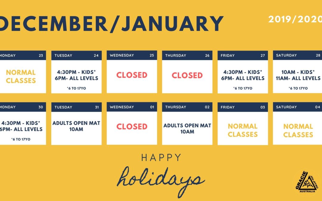 End of Year Timetable