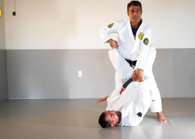 Guard Pass Defence and Pass Against Arm Under the Leg