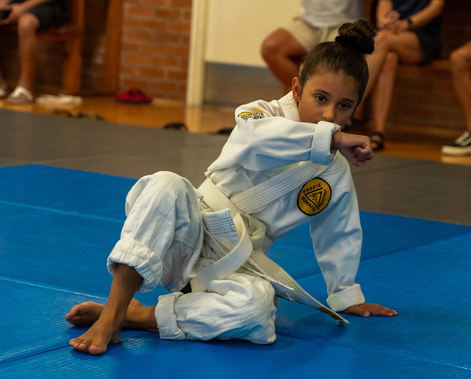 Teen doing Jiu Jitsu