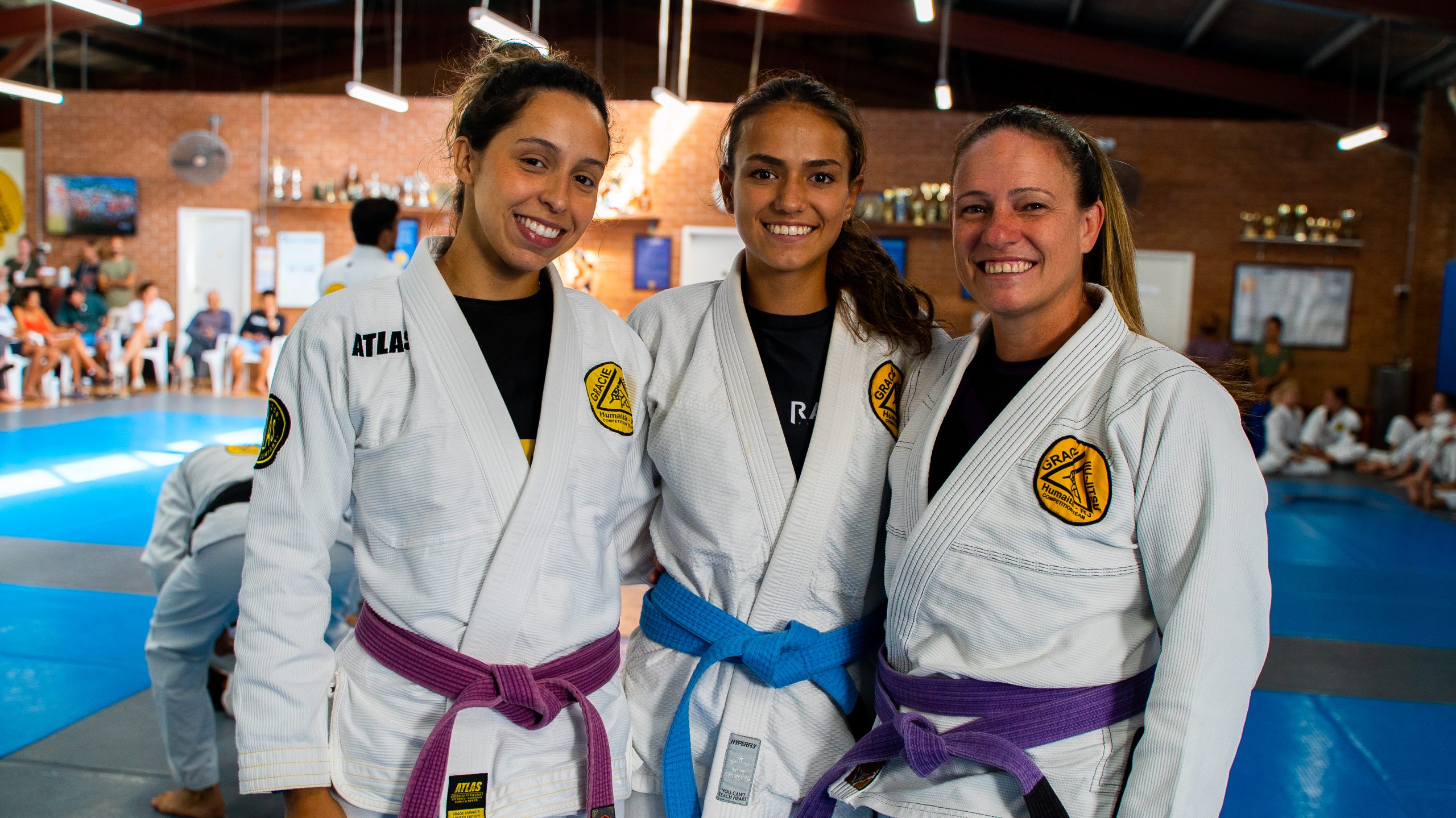 al; the coaches girls training Jiu-Jitsu